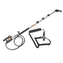 Telescopic spray lance for pressure washing, extending up to 4 meters for efficient cleaning of high surfaces.