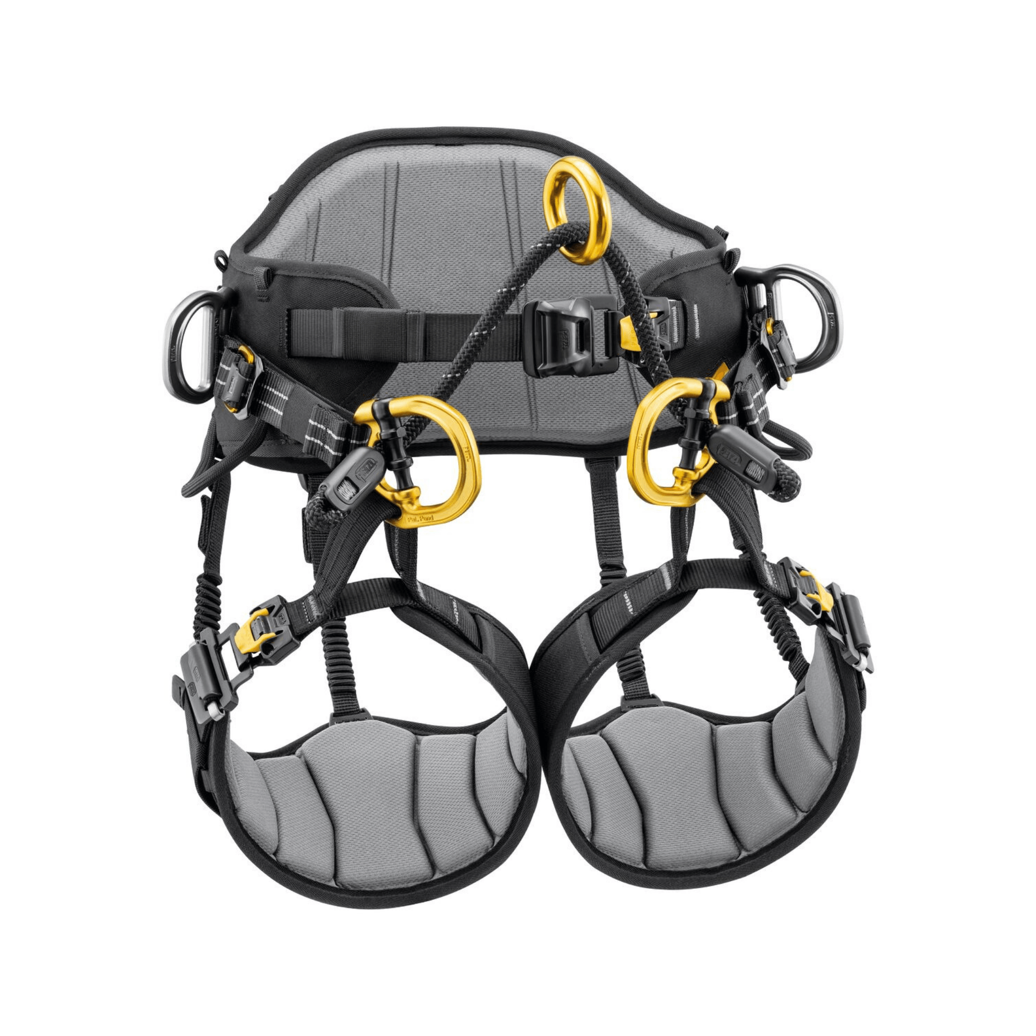 Sequoia Plus Tree Climbing Harness, professional arborist sit harness with ergonomic support and integrated SRS system.