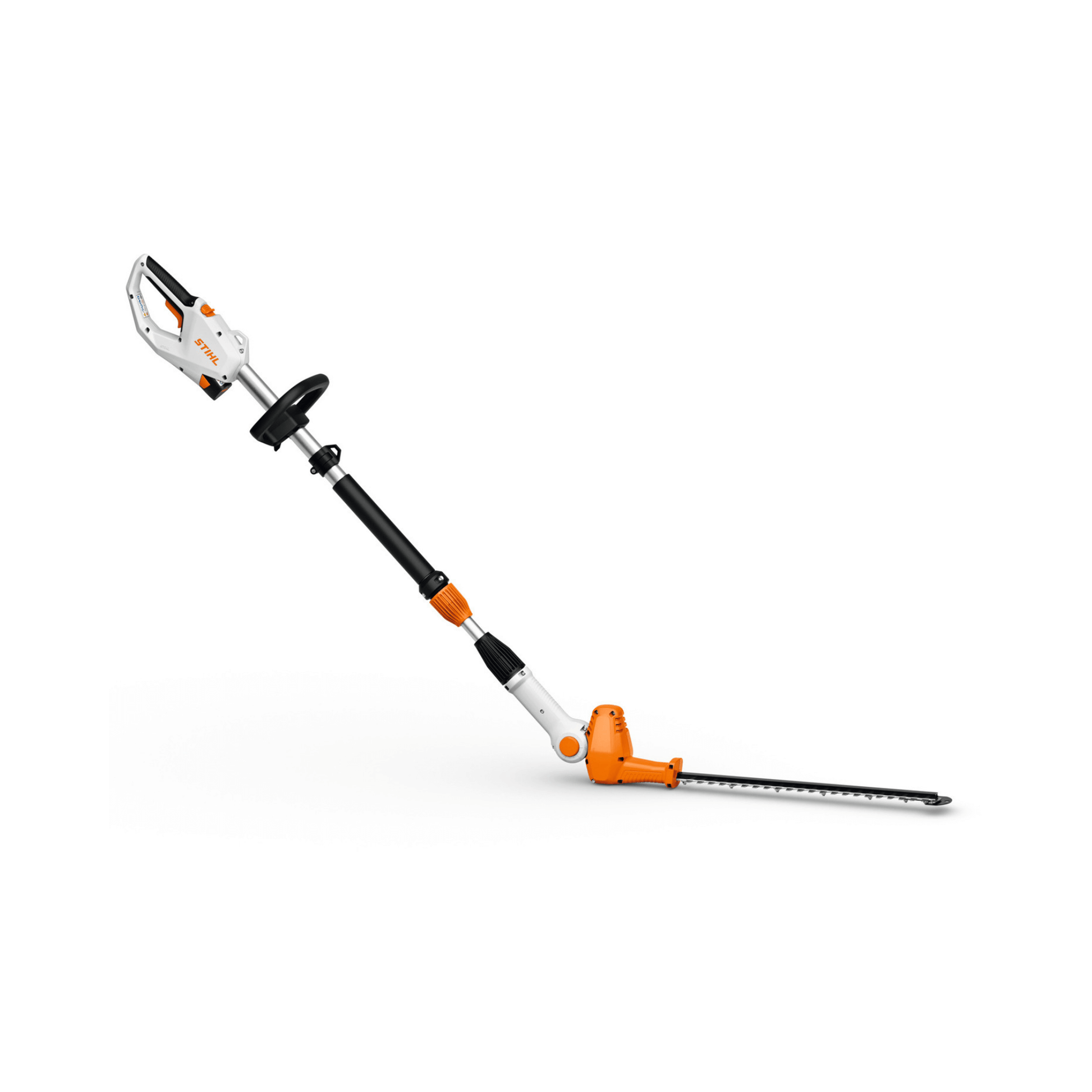 HLA 40 Cordless Telescopic Long-Reach Hedge Trimmer, ideal for tree surgeons and arborists.
