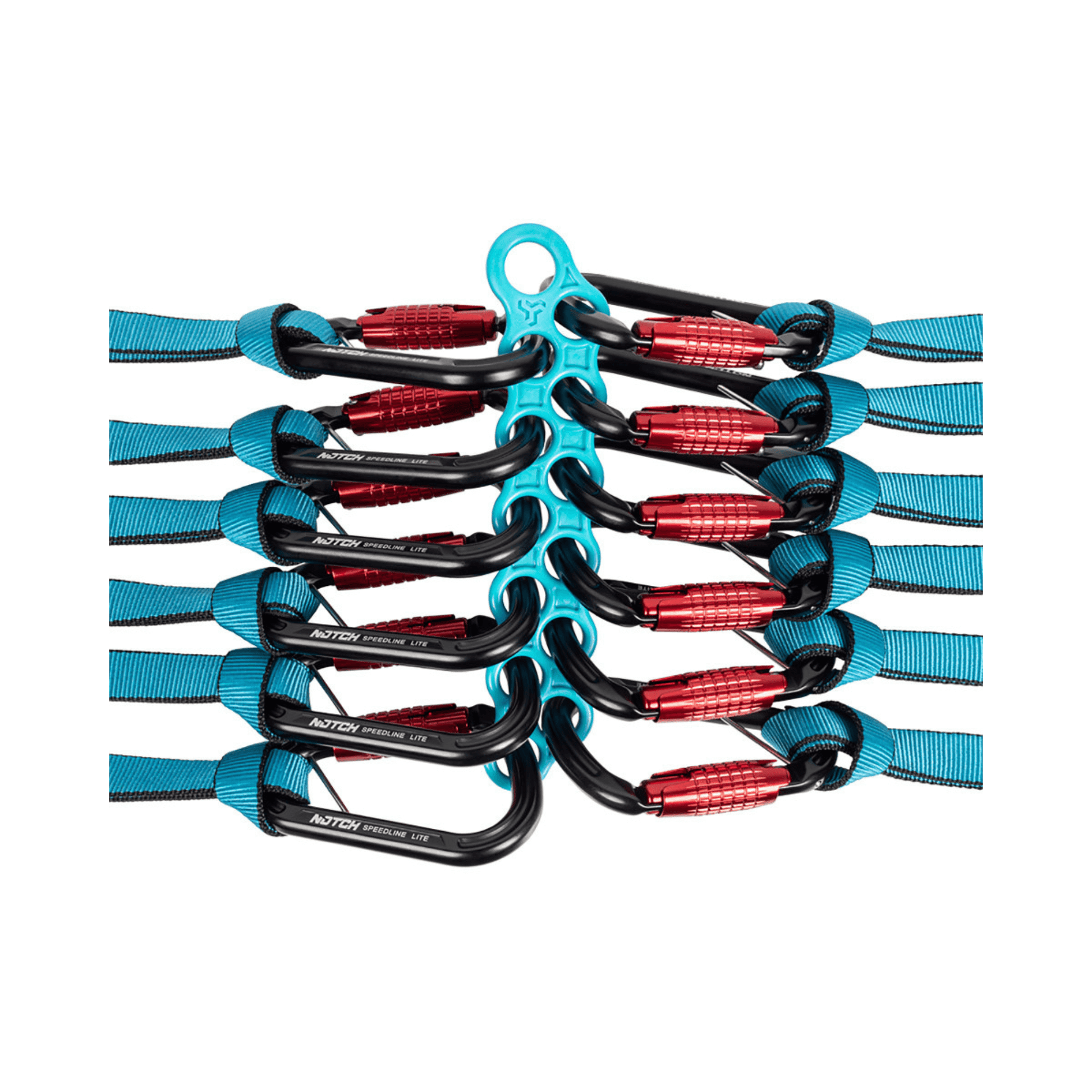 Speedline Sling 65cm / 26" with multiple carabiners for tree surgeon and arborist rigging.