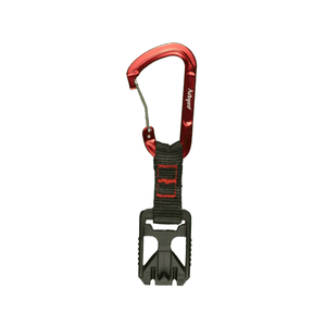 Gemini Magnetic Upgrade Kit featuring a red carabiner and magnetic attachment system for climbing gear.