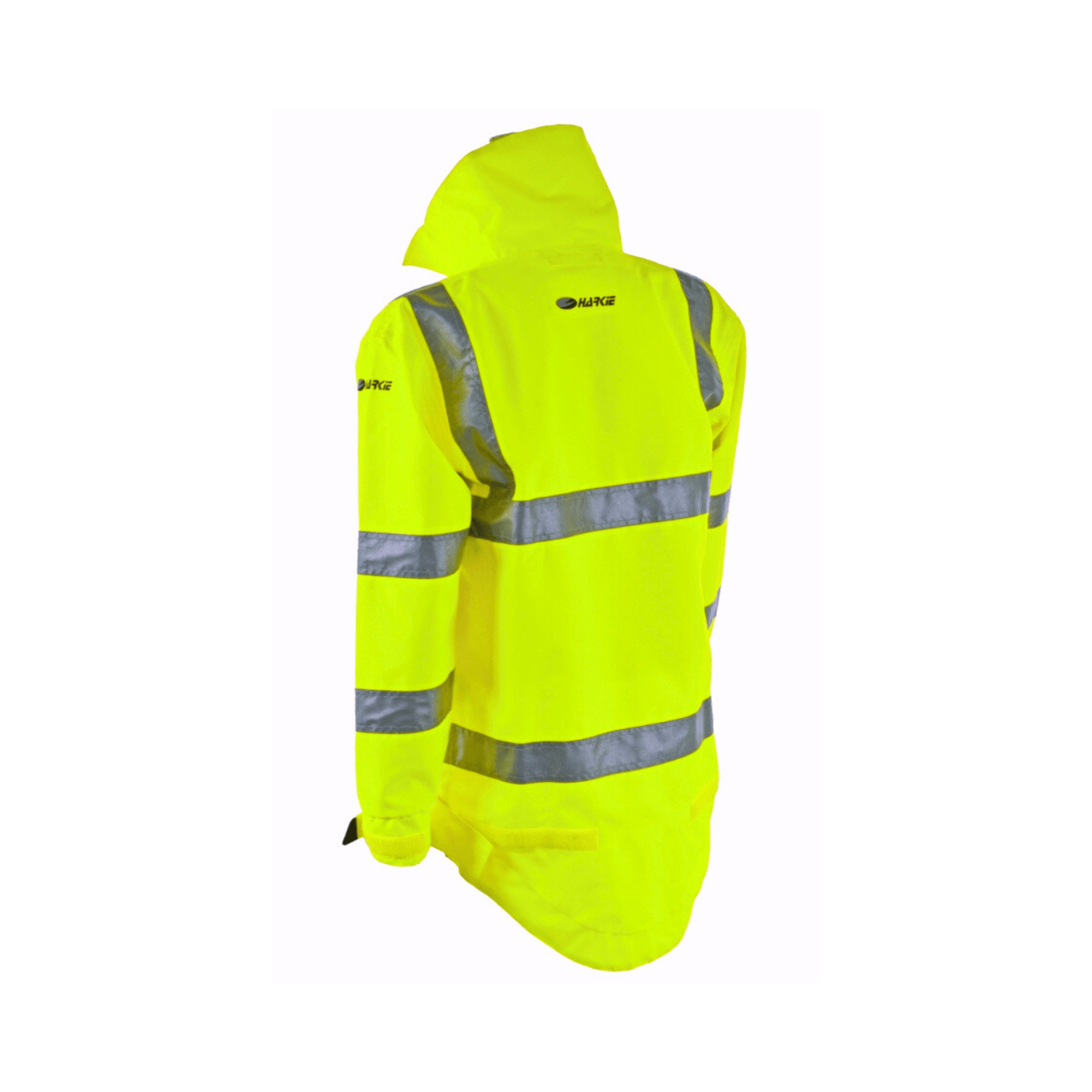 Harkie Forestry 2 Smock Hi-Vis Yellow with reflective stripes, ideal for tree surgeons and forestry work.