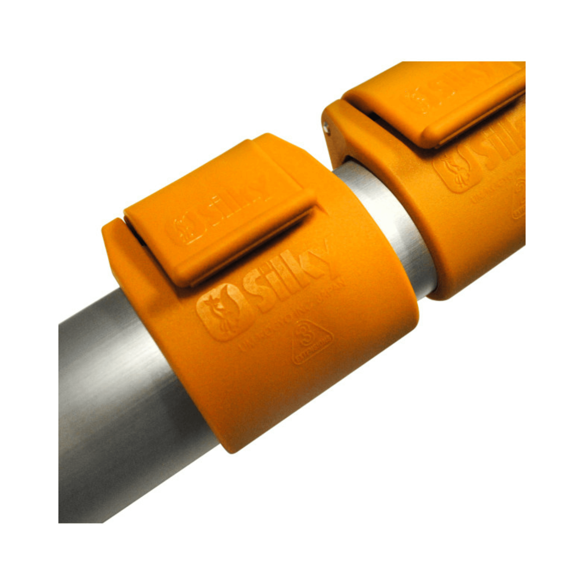 Close-up of the locking mechanism on Hayate Telescopic Tree Pruning Pole Saws for secure and safe operation.