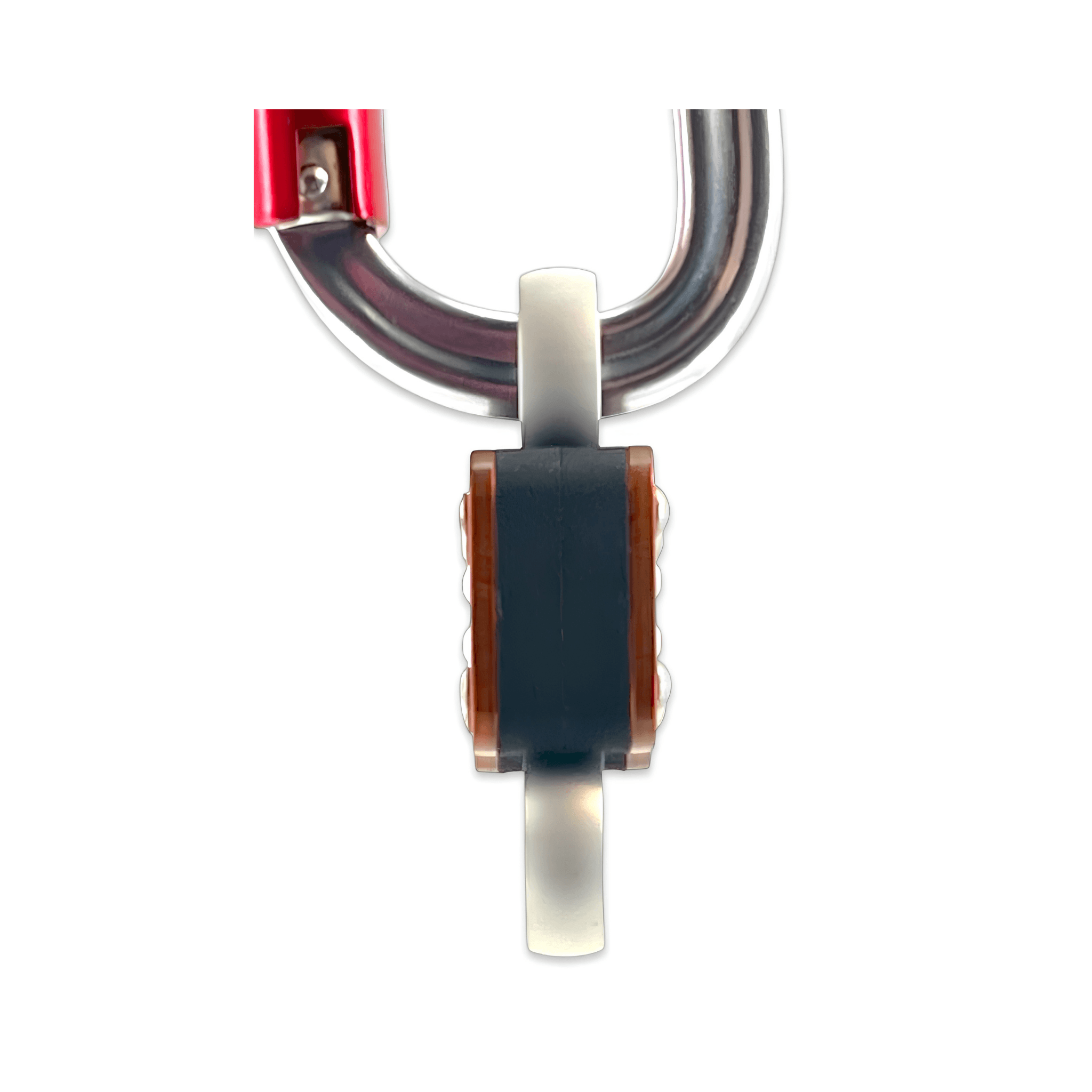 Omnix Swivel Eye&Eye connector showing its rotating mechanism for improved movement in arborist systems.