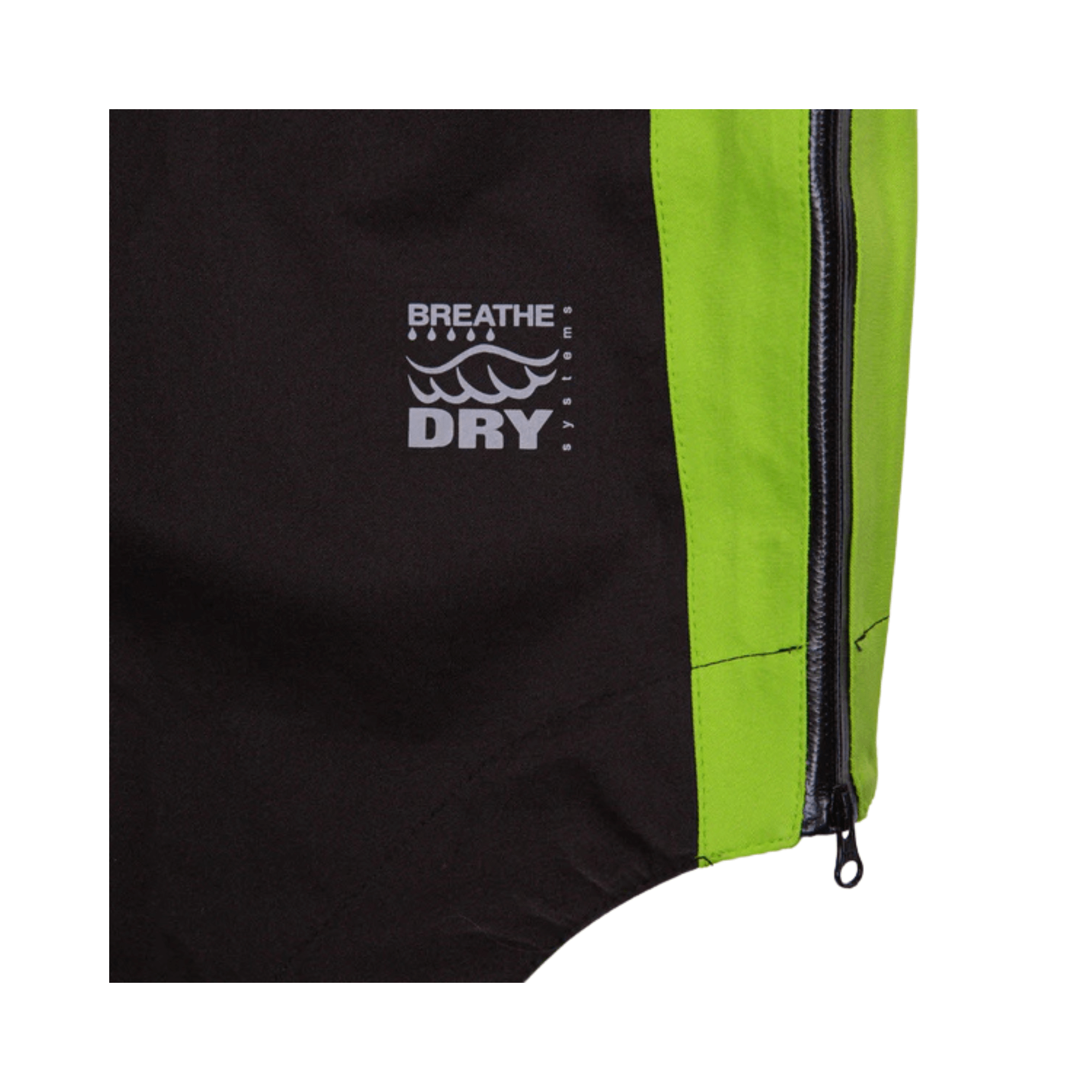 Breathedry Waterproof Smock close-up featuring breathable fabric and water-resistant zipper for tree surgeons and arborists.