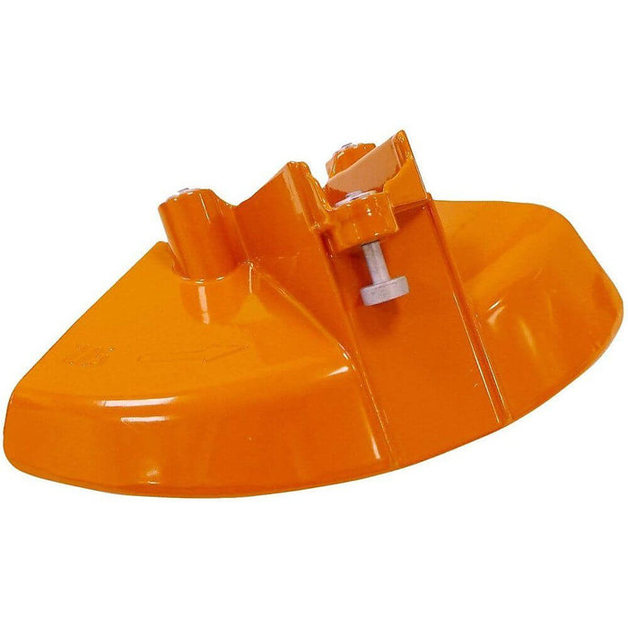 STIHL brushcutter saw blade guard for enhanced cutting precision and safety; ideal for tree surgeons.