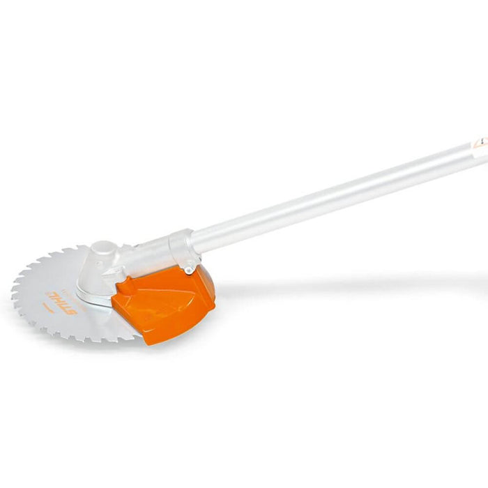 STIHL brushcutter saw blade guard for enhanced cutting precision, ideal for tree surgeons.
