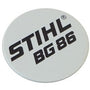 Model Plate BG 86
