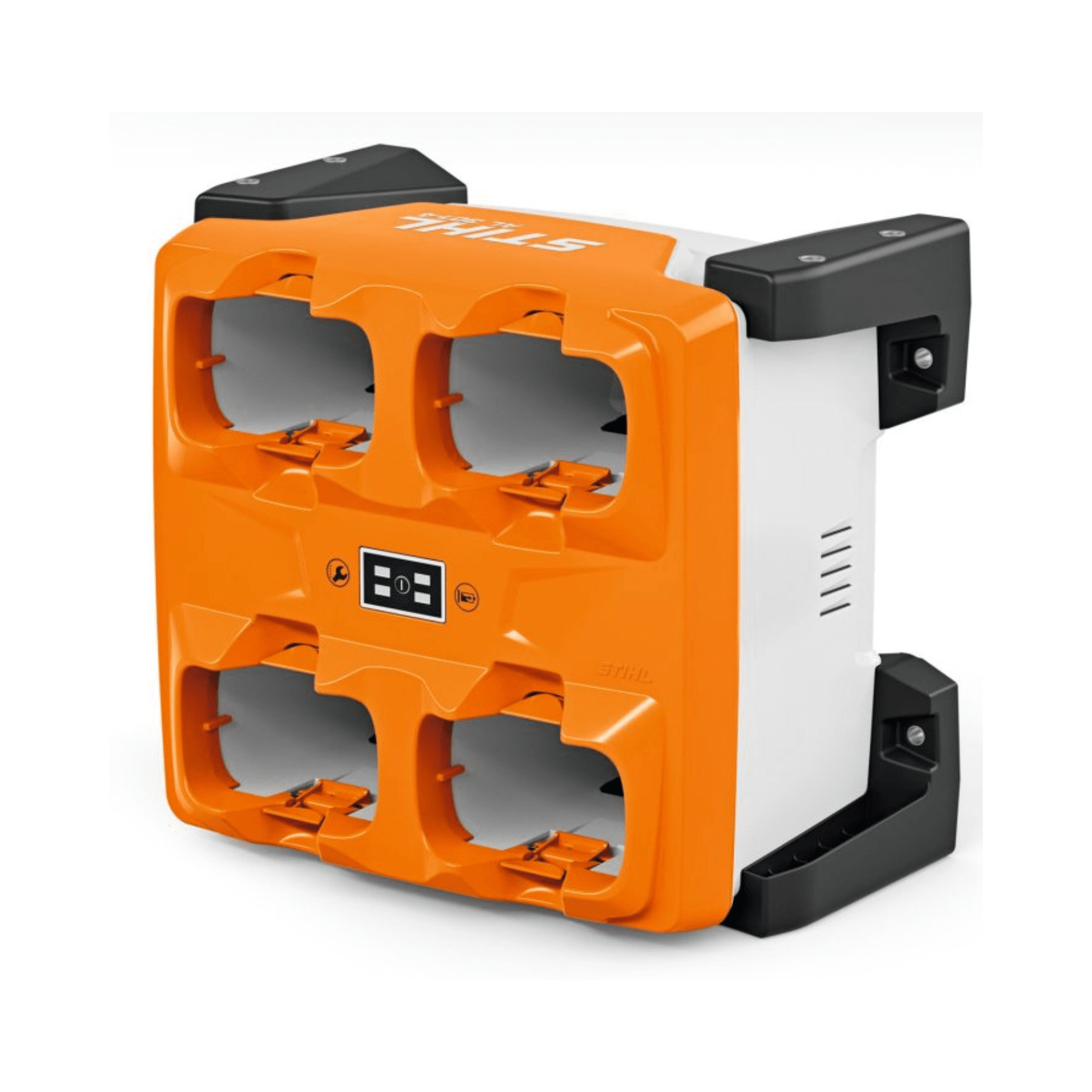 STIHL AL 301-4 multi battery charger for tree surgeons, fast charging for STIHL AP system, efficient 230V performance.