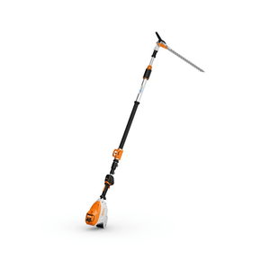 HLA 150 B Cordless Long-Reach Hedge Trimmer, ideal for tree surgeons and arborists maintaining tall hedges.