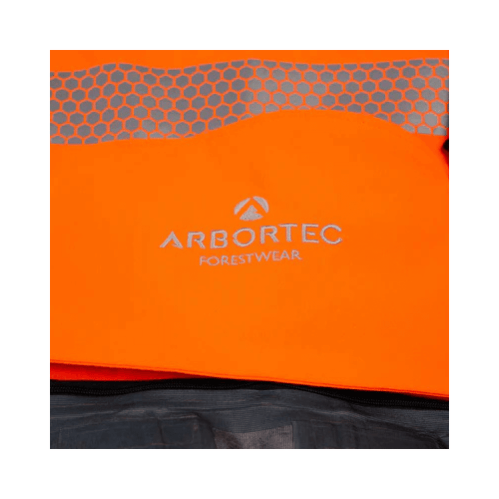 Heavy Duty BreatheDry Hi-Vis Smock featuring Arbortec logo and reflective detailing for arborists.