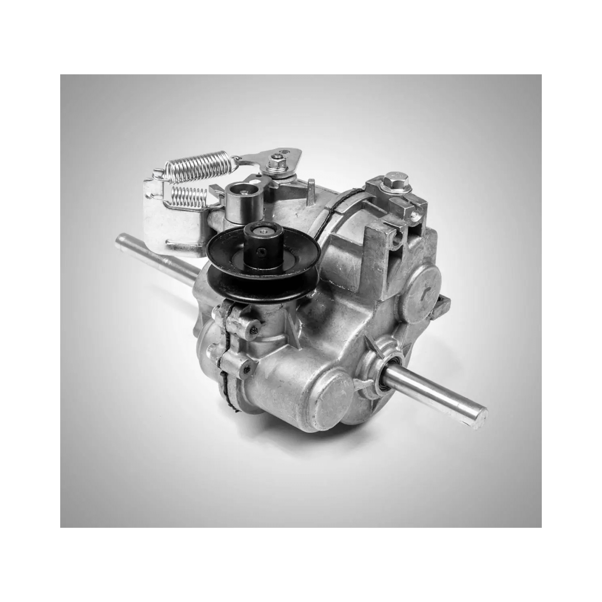 Legacy 48 PRO Rear Roller Petrol Lawnmower engine component, showcasing detailed mechanics and design features.