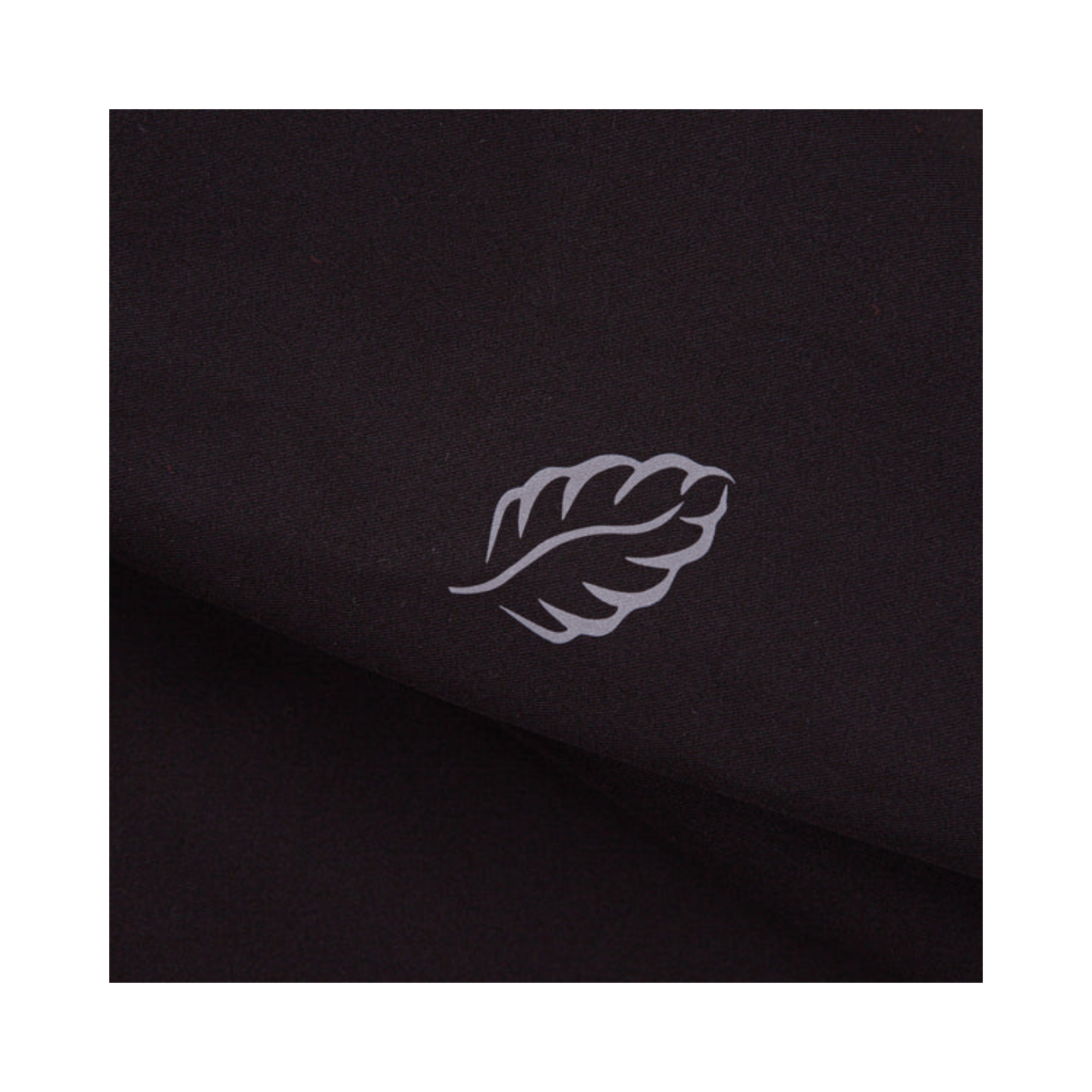 Close-up of the Arbortec BreatheDry Waterproof Smock fabric featuring a leaf logo.