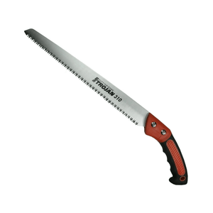 Trojan Straight Hand Saws, 310mm high-carbon steel pruning saw with ergonomic handle for gardeners and landscapers.