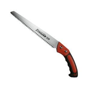 Trojan Straight Hand Saws with a sharp, ergonomic design for precise wood cutting and pruning.