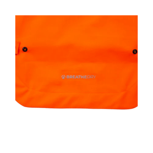Heavy Duty BreatheDry Hi-Vis Smock in vibrant orange, designed for arborists and tree surgeons.
