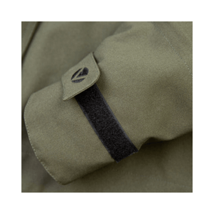 Close-up of the BreatheDry Heavy Duty Smock sleeve detail, showcasing the adjustable cuff ideal for tree surgeons and arborists.
