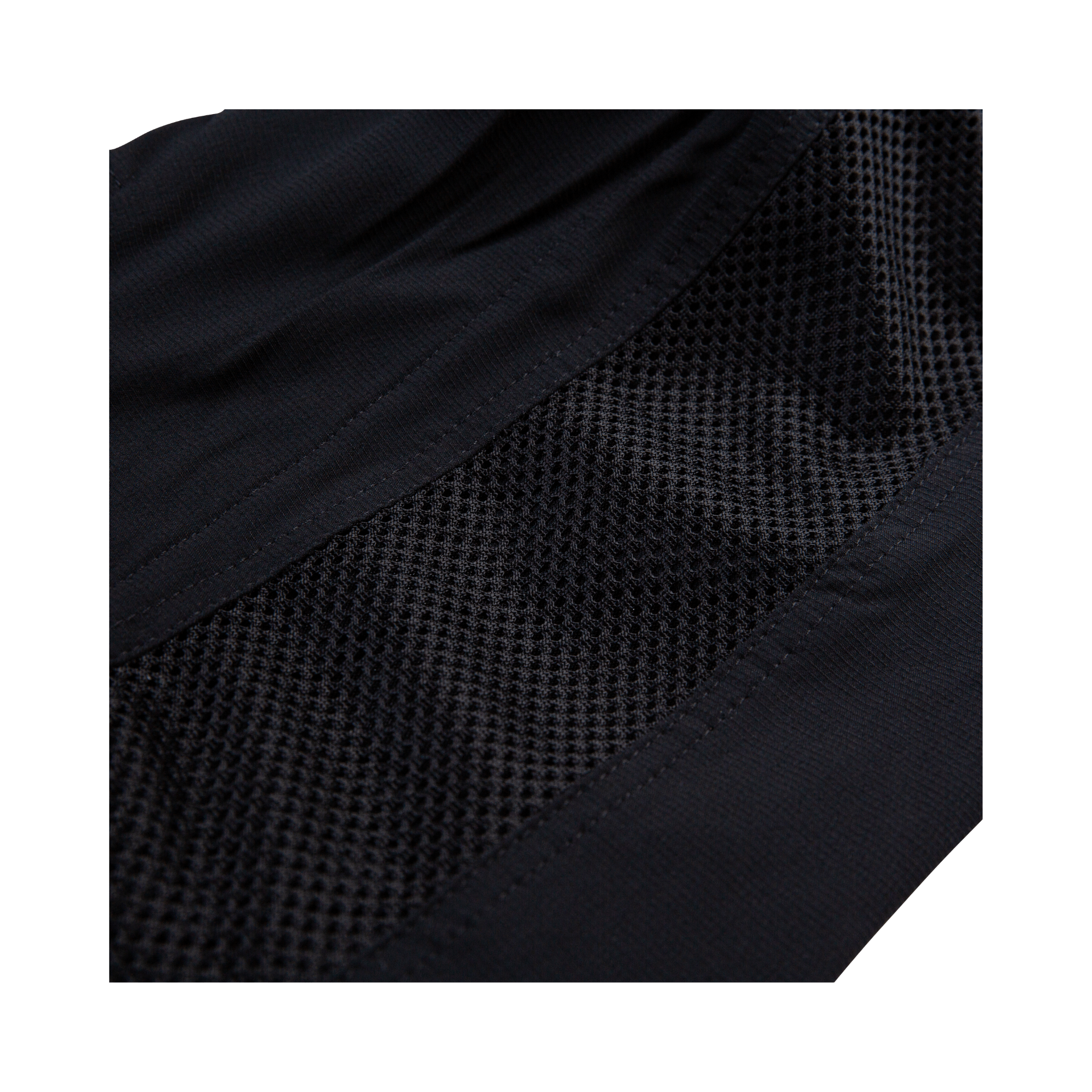 Close-up of the breathable fabric of Vented Chainsaw Trousers Type A, showcasing advanced ventilation and lightweight construction.