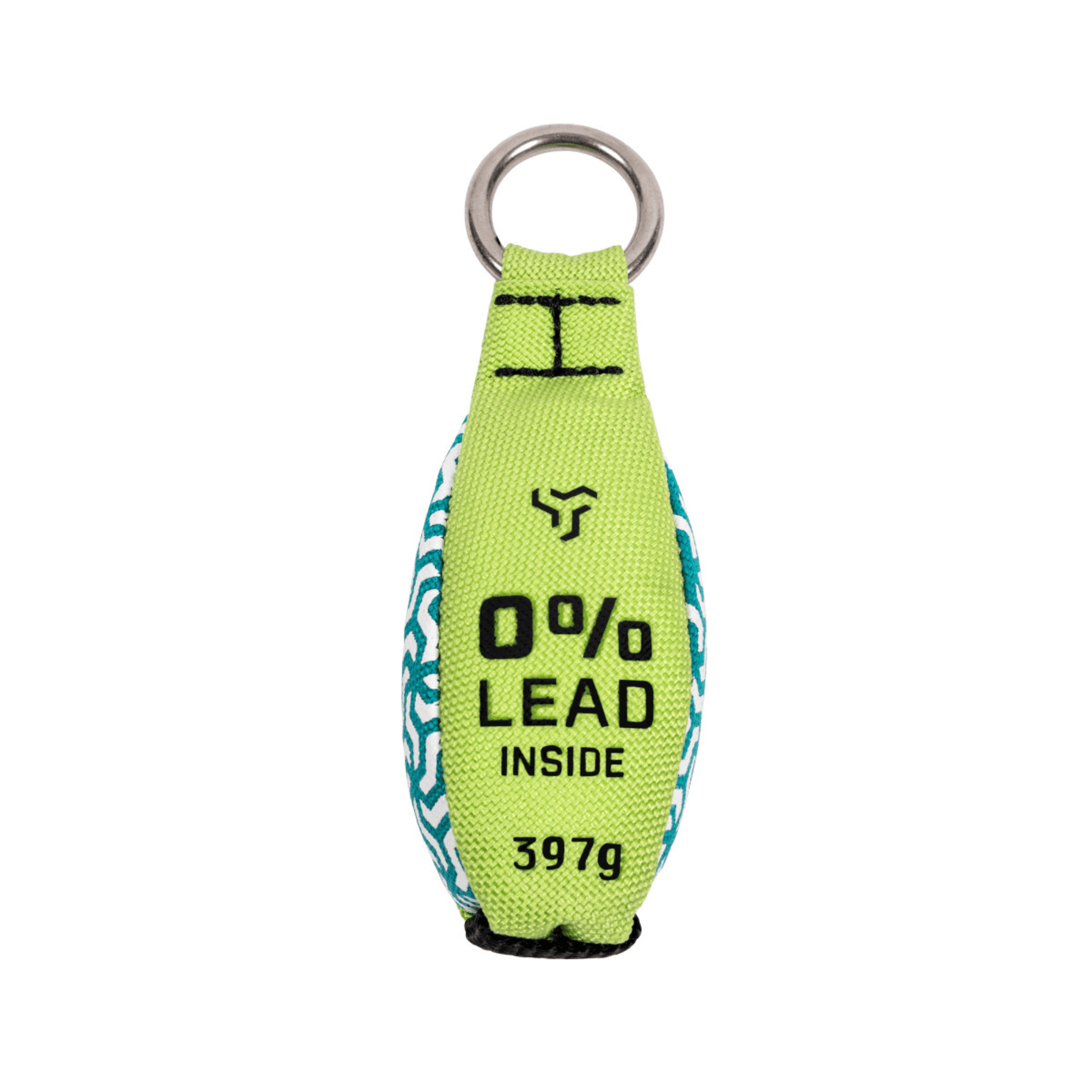 NOTCH ZERO Throw Weights lead-free throw bag with color-coded design, reinforced material, and welded ring.