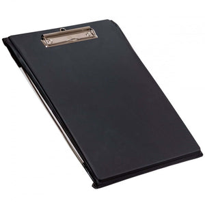 A4 portrait weatherproof clipboard for tree surgeons, featuring a spring-loaded cover and secure velcro closure.