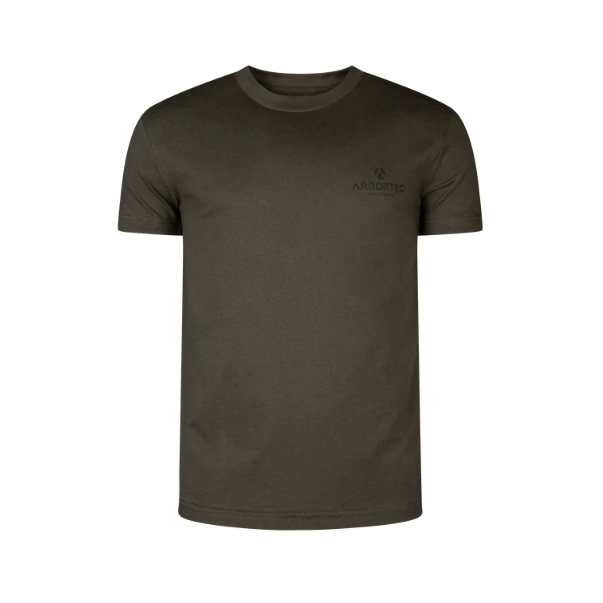 Short Sleeve T-Shirt Olive - Arbortec AT5006 premium 100% cotton tee in stylish olive color.