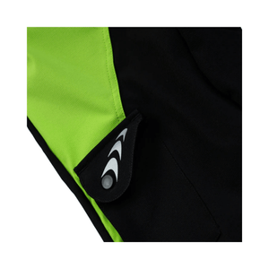 Detail view of Breatheflex Chainsaw Trousers Black/Lime Type C Class 2 showcasing fabric and design elements.