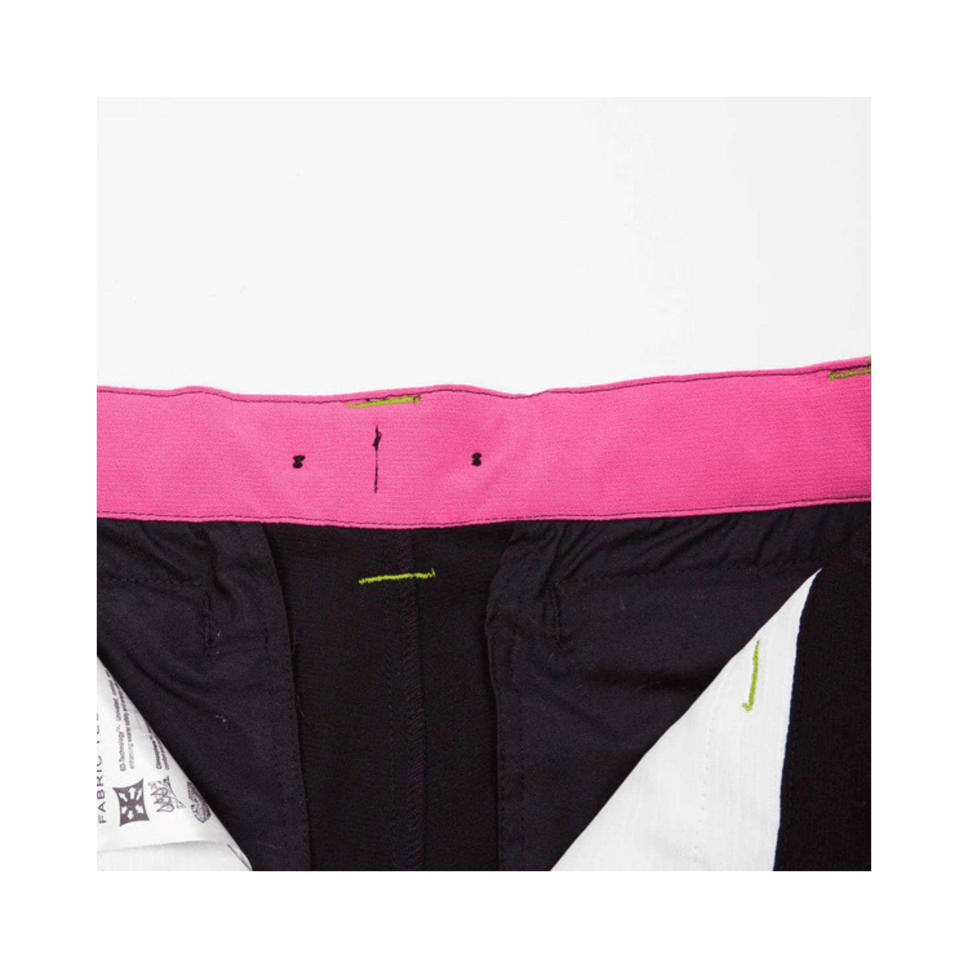 Breatheflex Chainsaw Trousers Design Type A Womens waistband detail with pink elastic.