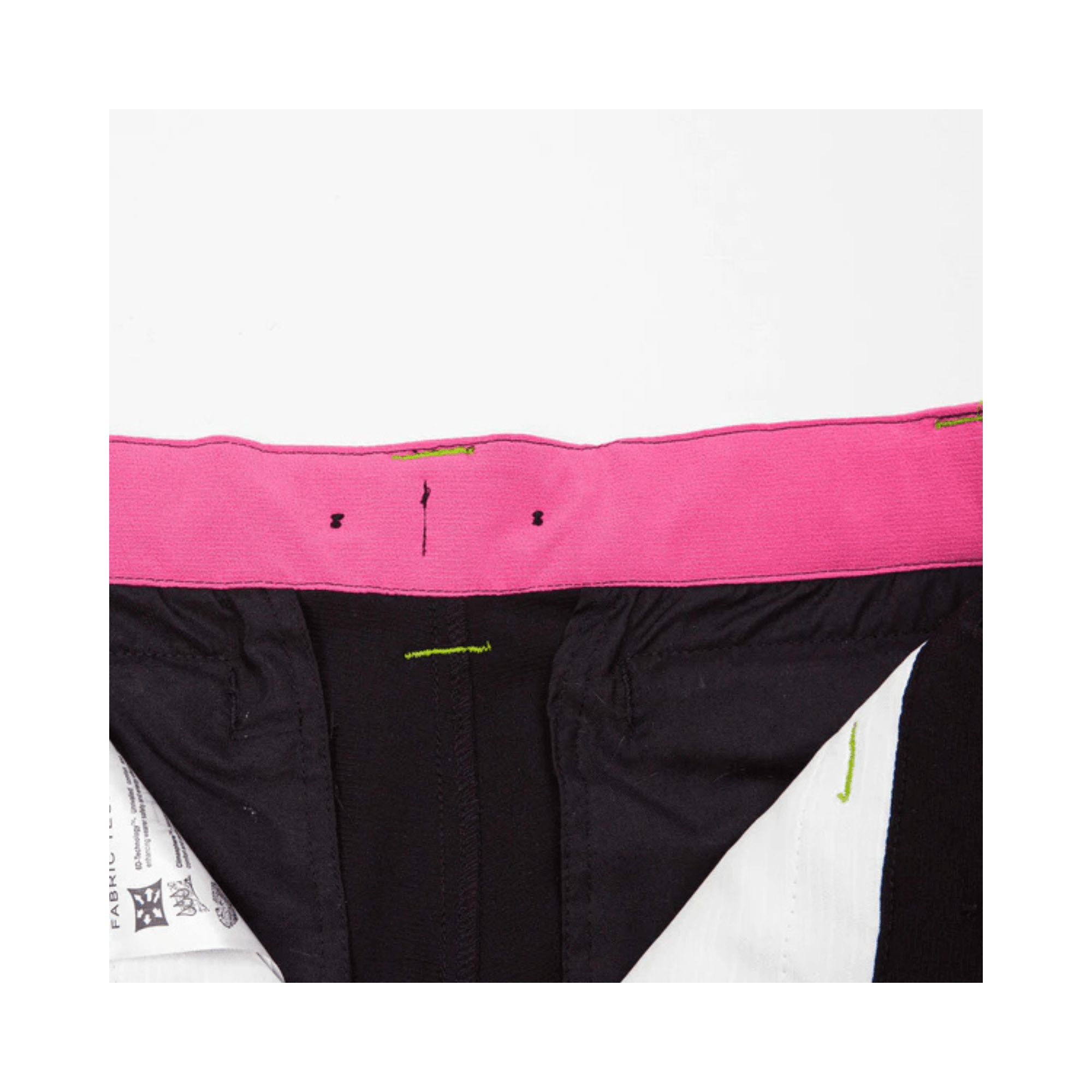 Breatheflex Chainsaw Trousers Design Type A Womens waistband detail with pink elastic.