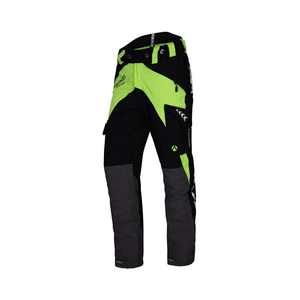 Breatheflex Chainsaw Trousers Lime Design Type C Womens for female tree surgeons, featuring high-performance design.