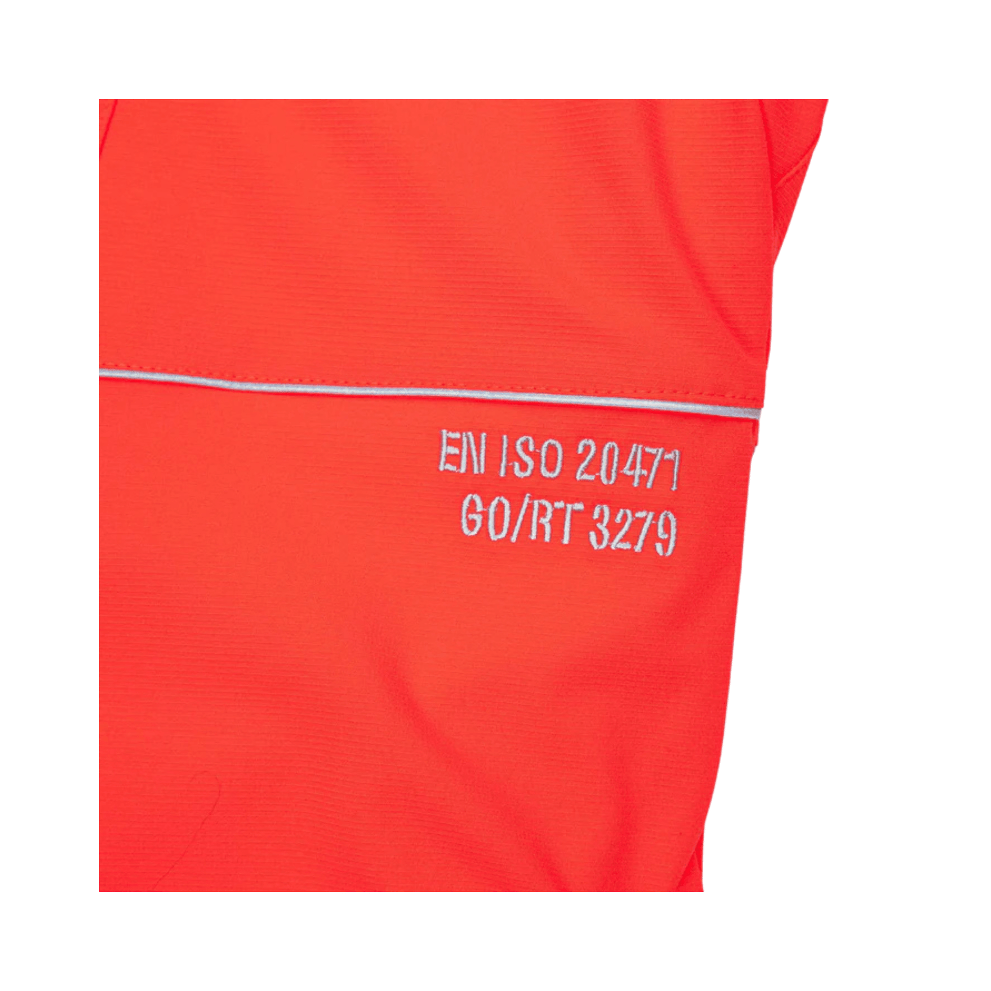 Breatheflex Chainsaw Trousers Design Type C Class 2 Hi Viz Orange with safety certifications EN ISO 20471 and GO/RT 3279.