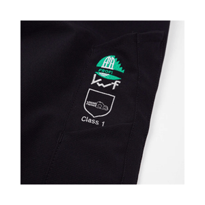 Breatheflex Chainsaw Trousers Type C label showing Class 1 certification and quality assurance for tree surgeons.