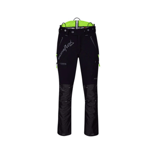 Breatheflex Pro Freestyle Chainsaw Trousers Black/Lime Type C for tree surgeons and arborists.