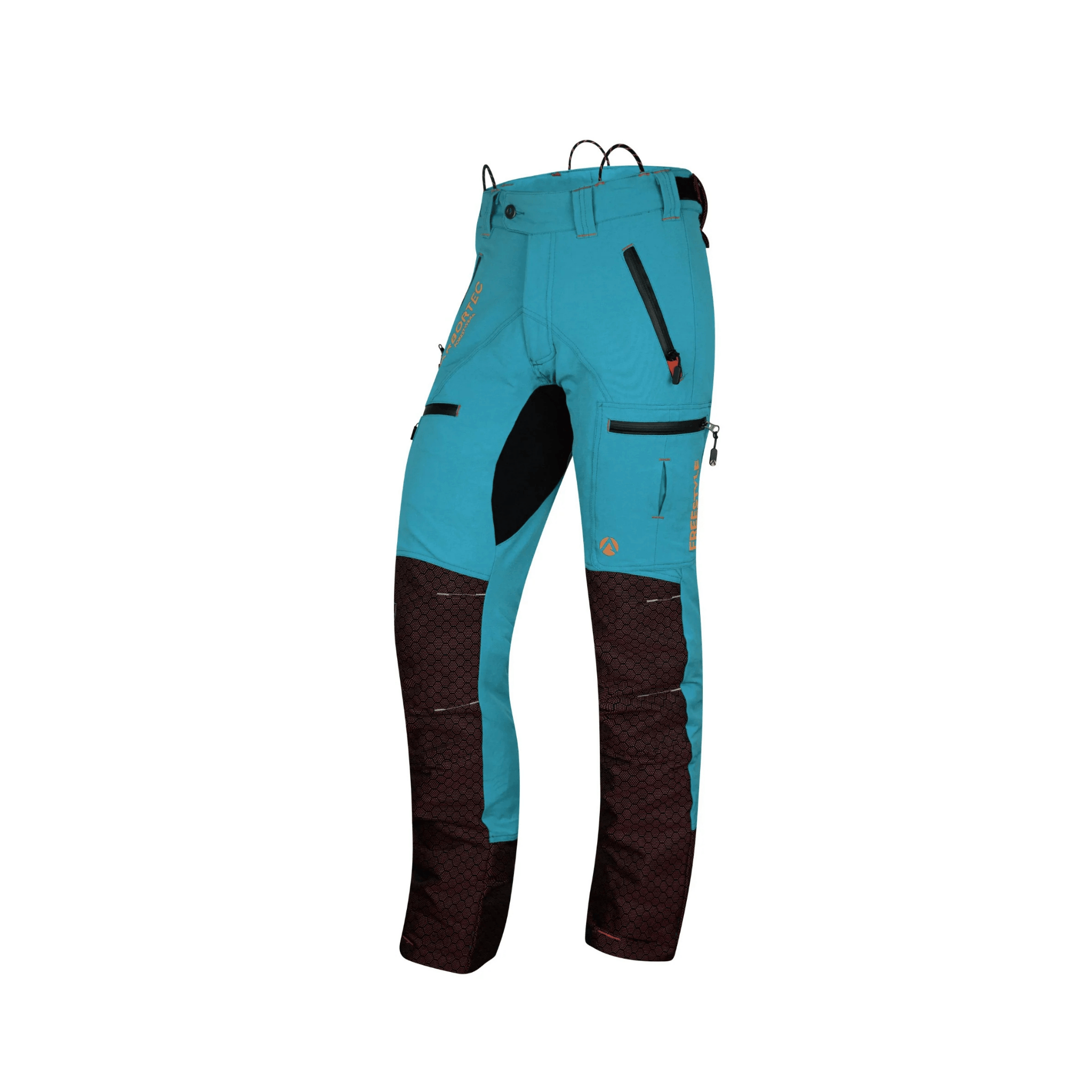 Breatheflex Pro Freestyle Chainsaw Trousers Type C in blue and black, designed for maximum protection and comfort for arborists.