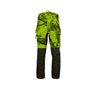 Breatheflex Pro Realtree Chainsaw Trousers Type A in vibrant green camouflage design for tree surgeons.