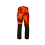 Breatheflex Pro Realtree Chainsaw Trousers Type A in bright orange and black for tree surgeons.