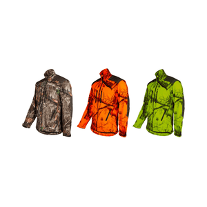 Breatheflex Pro Realtree Work Jacket in Brown, Orange, and Lime camouflage colors for arborists.