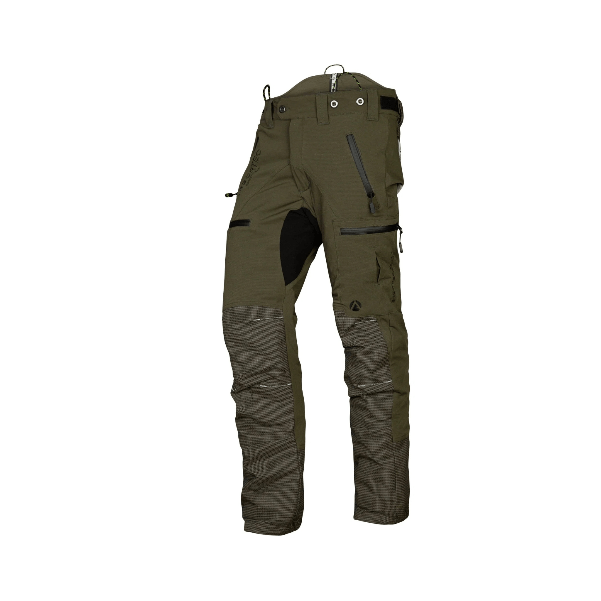 Breatheflex Pro Chainsaw Trousers Type C displayed on a plain background, showcasing the durable design and features for arborists.
