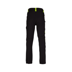 Back view of Breatheflex Non-Protective Climbing Trousers for tree surgeons, featuring a sleek design with vibrant accents.