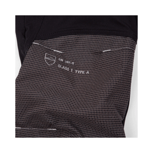 Breatheflex Pro Chainsaw Trousers Black Type C fabric detail showing Class 1 safety specifications for arborists.
