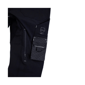 Deep Forest Chainsaw Trousers Type C showcasing Class 1 protection and pocket detail for tree surgeons.