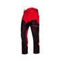 Deep Forest Chainsaw Trousers Type A in red color, designed for arborists offering protection and comfort.