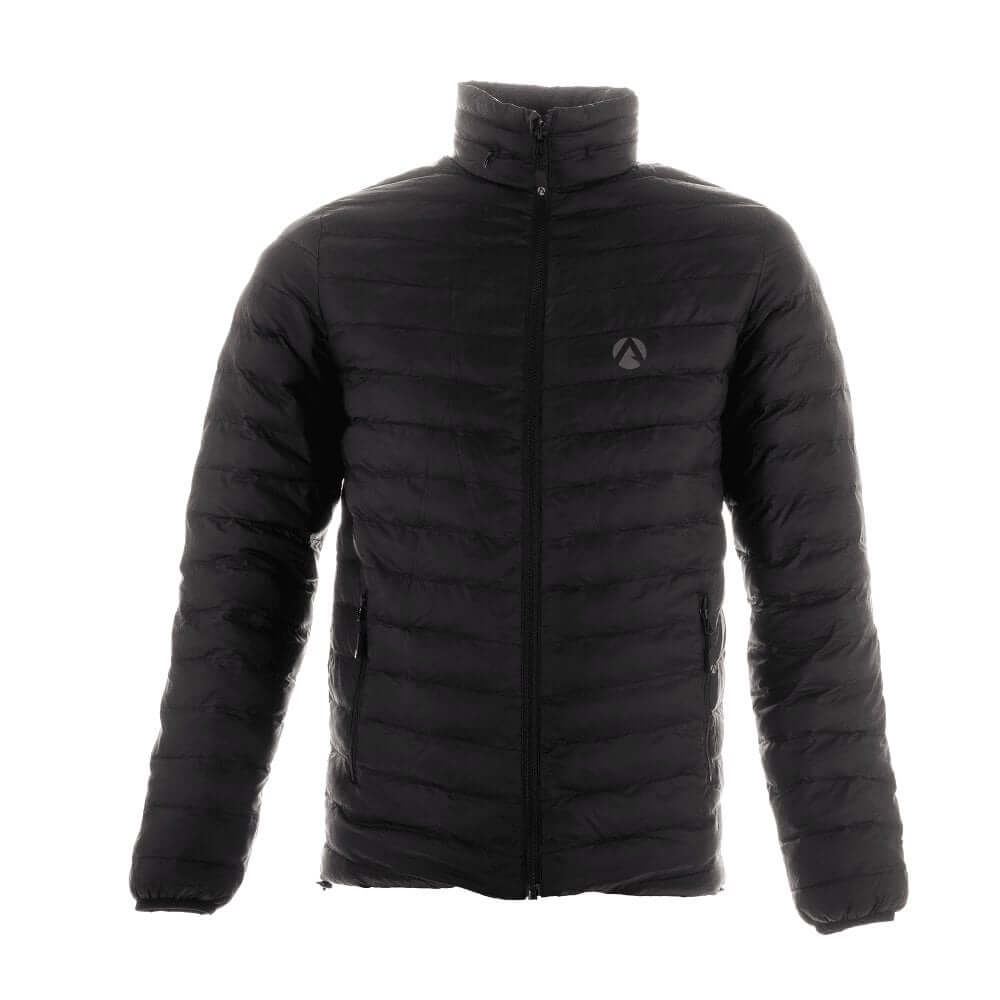 Arbortec Reversible Puffer Jacket in sleek black, designed for tree surgeons and outdoor enthusiasts for warmth and versatility.