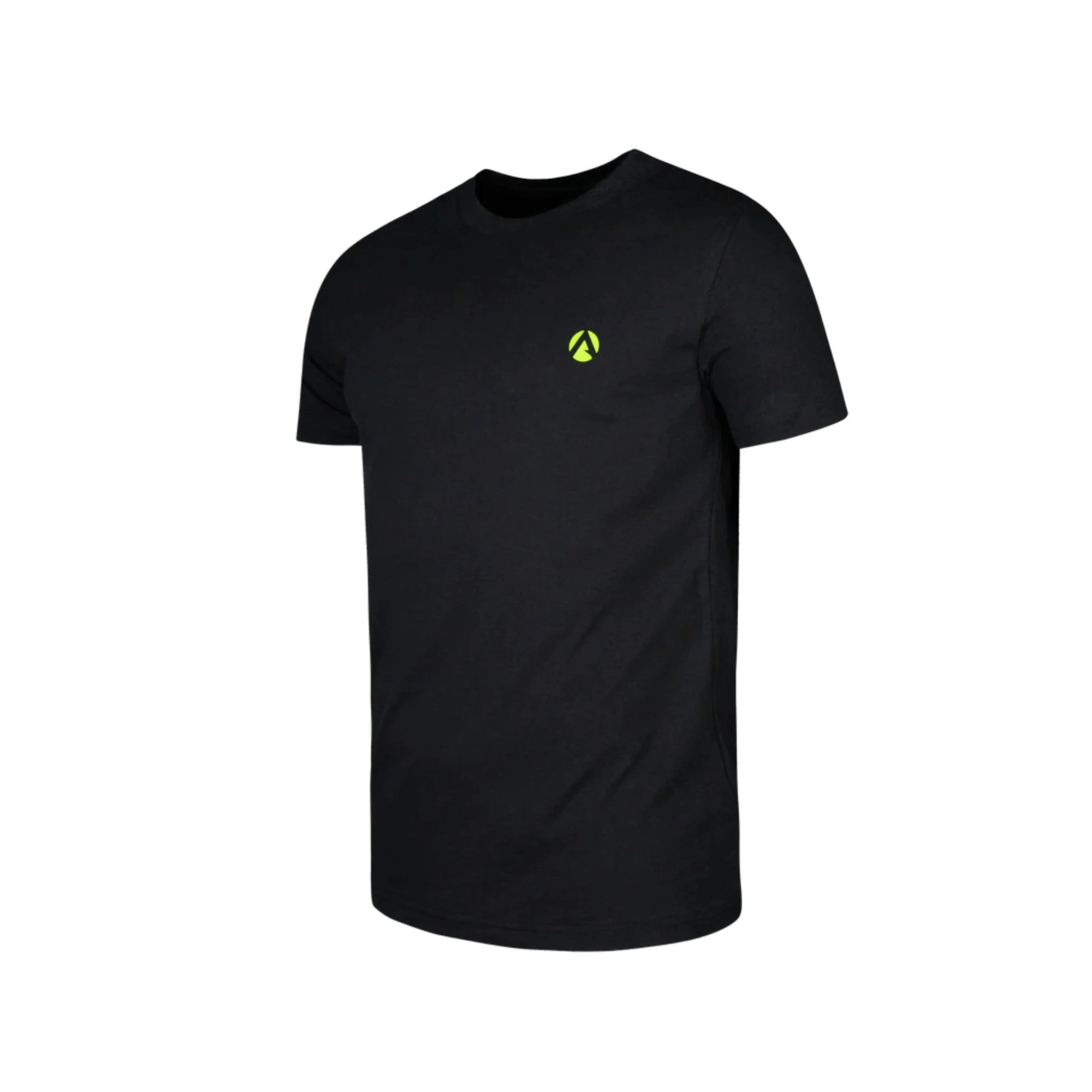 Short Sleeve T-Shirt Black featuring Arbortec logo in lime green, perfect for casual wear and work.