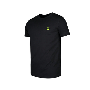 Short Sleeve T-Shirt Black featuring Arbortec logo in lime green, perfect for casual wear and work.
