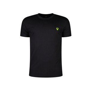 Short Sleeve T-Shirt Black featuring Arbortec logo in bold lime green for professional style and comfort.