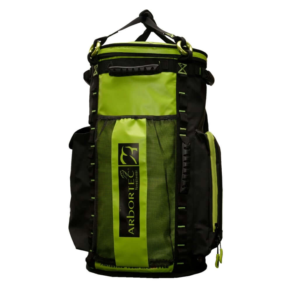 Arbortec Drykit Cobra 65L climbing rope bag for tree surgeons, waterproof with padded straps and large capacity.