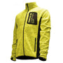 Kudu Plus Mélange Knitted Jacket by Arbortec, designed for tree surgeons, featuring a zip front and vibrant yellow fabric.