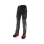 Climbtech Gamma Chainsaw Trousers Black Type A with red accents, ideal for tree surgeons and arborists.