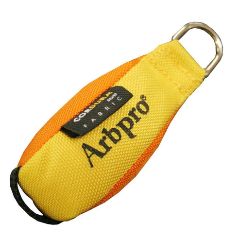 Arbpro Throwbag for tree climbers, featuring durable construction and a weighted base, ideal for tree surgeon use.