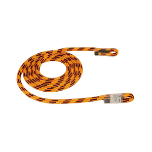 XS Rope Lanyard Assembly in vibrant orange and black for safe positioning while working at height.